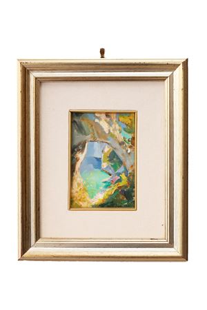 Painting of Capri Natural Arch Antonio Palomba | ARCONATURALEBIANCO